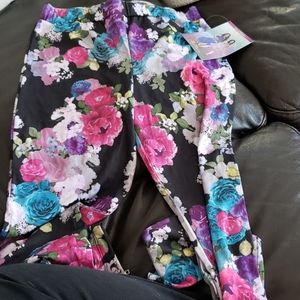 Floral leggings